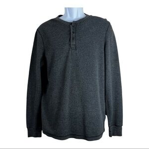 George Men T-shirt Black/Gray Pullover Sz M